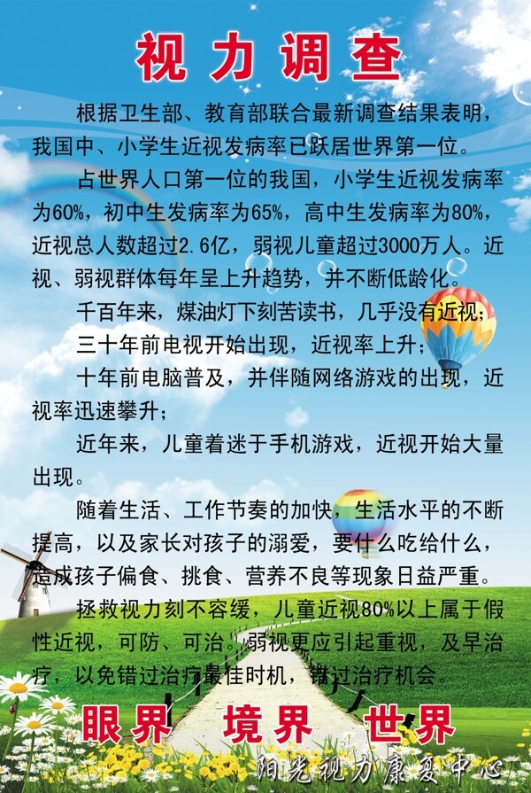 視力調(diào)查