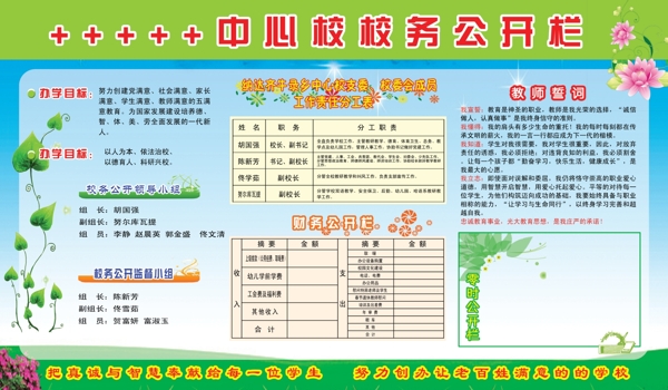 校務(wù)公開欄圖片