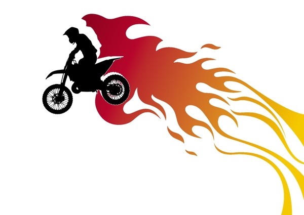 摩托车火焰