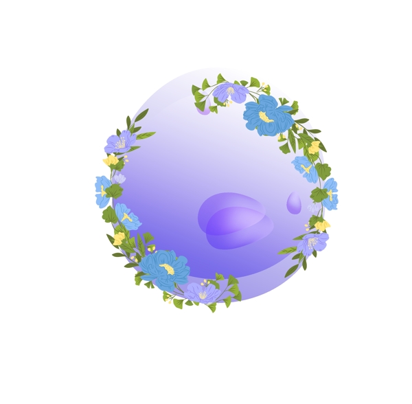花環(huán)簡(jiǎn)約裝飾元素
