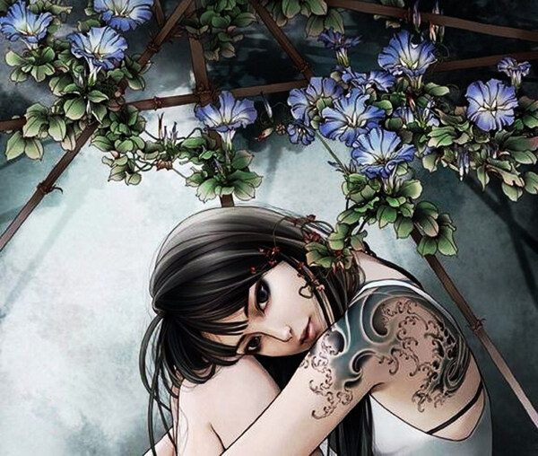 位圖插畫時(shí)尚插畫人物插畫藝術(shù)效果免費(fèi)素材