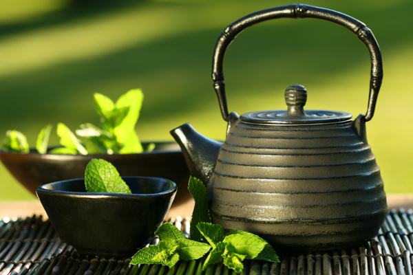 綠色茶葉