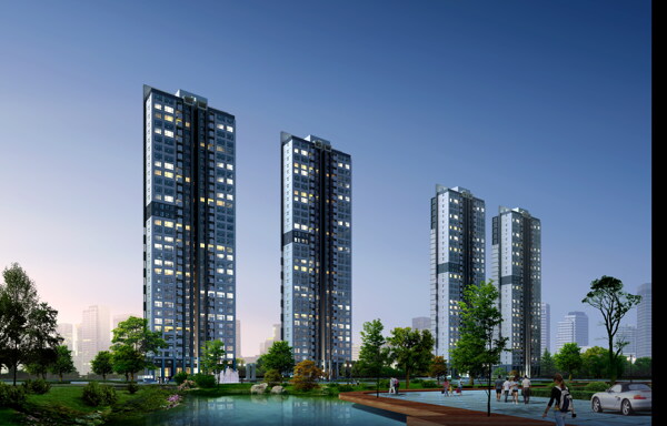 高樓大廈都市建筑
