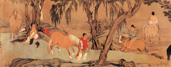 中國水墨人物風(fēng)景畫