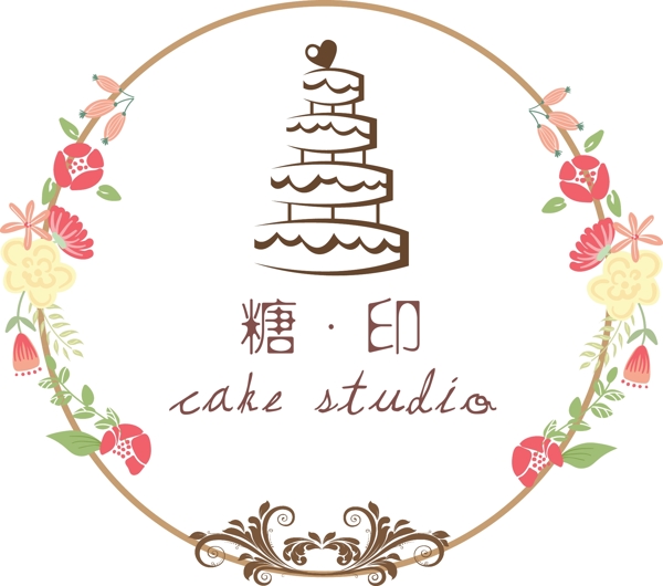 蛋糕店logo