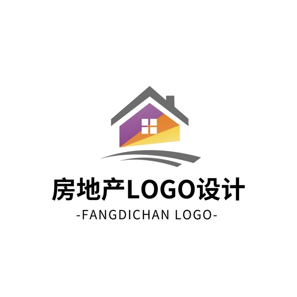 簡約大氣創(chuàng)意房地產(chǎn)logo標(biāo)志設(shè)計
