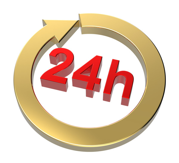 24小時送貨的跡象