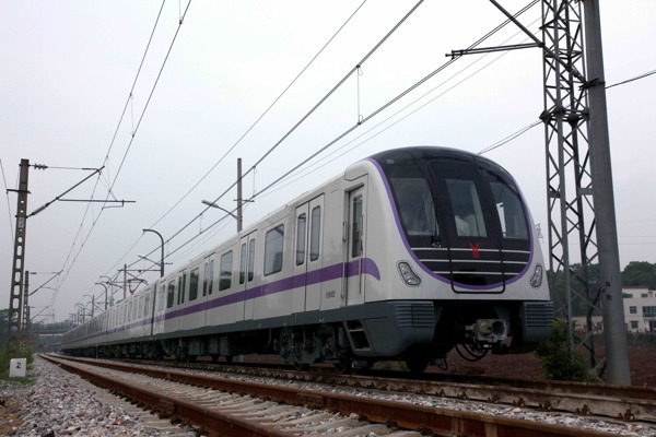广州轻轨列车图片