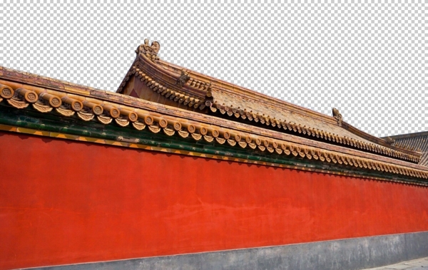 城墙传统装饰海报素材