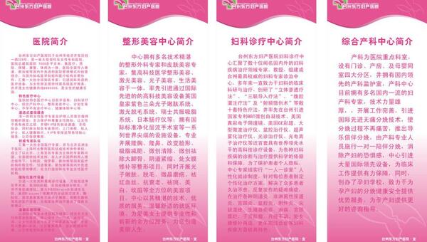 醫(yī)院簡介x展架圖片