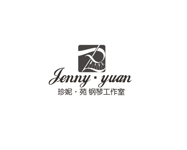 鋼琴LOGO設計