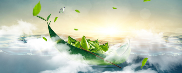 端午節(jié)賽龍舟夢(mèng)幻淘寶全屏banner背景