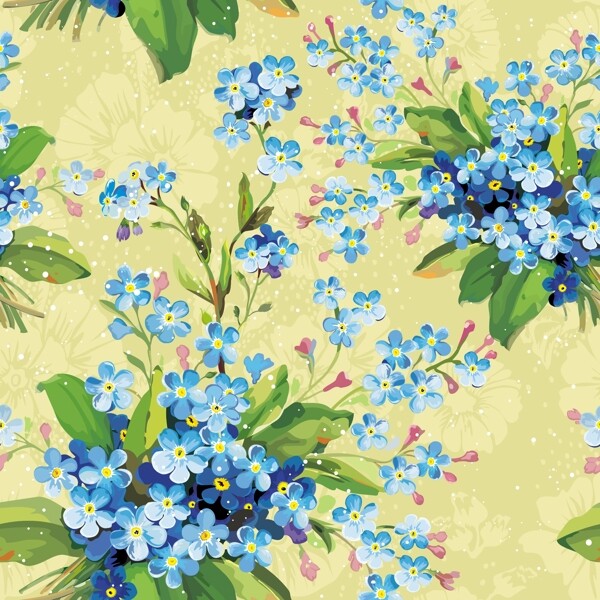 花朵背景矢量素材5