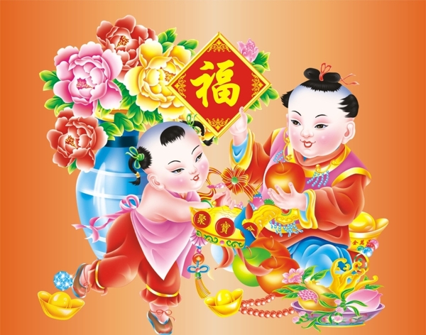金童玉女圖片