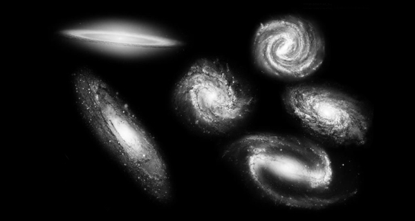 宇宙星空和星系效果PS筆刷