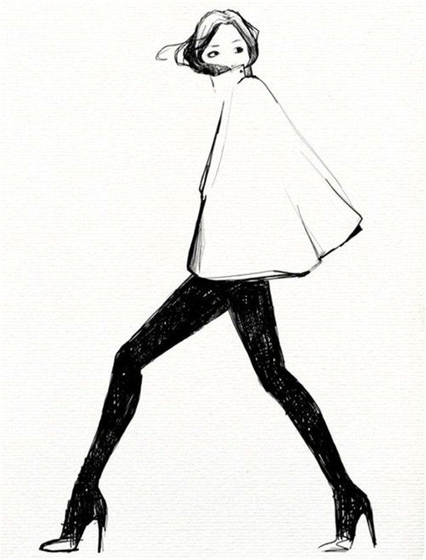 服裝設(shè)計手繪效果圖