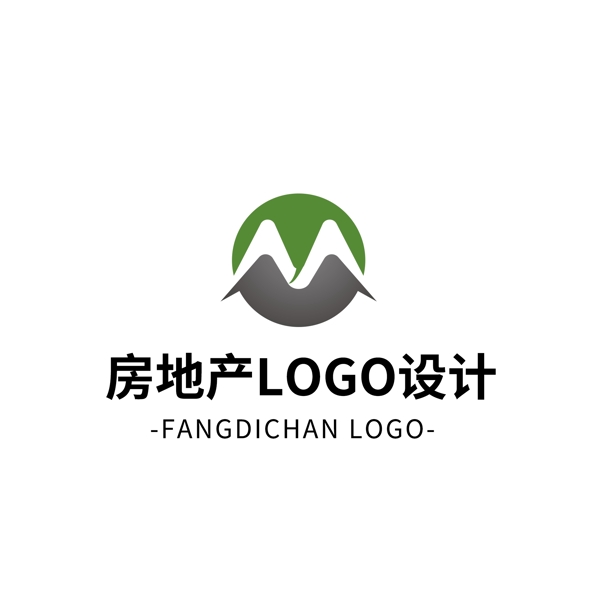 简约大气创意房地产logo标志设计