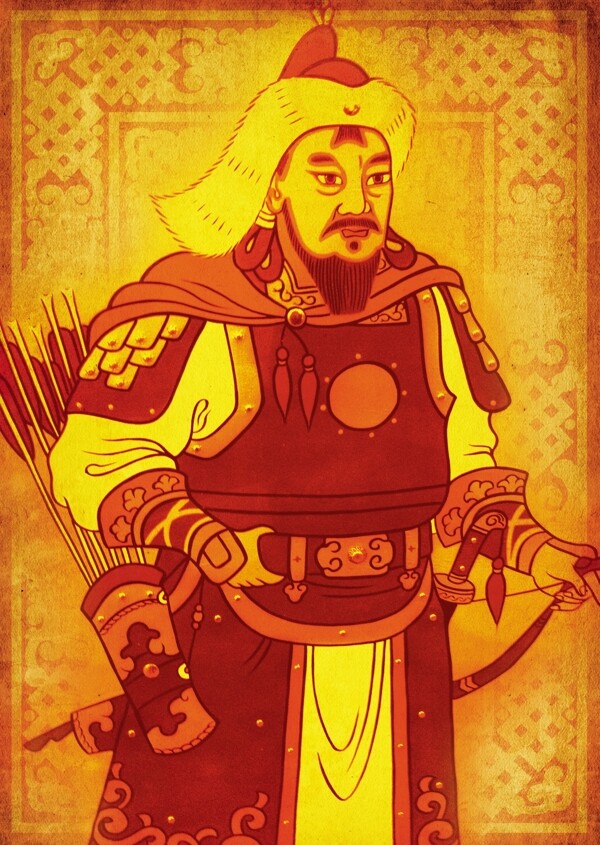 蒙古人物图片
