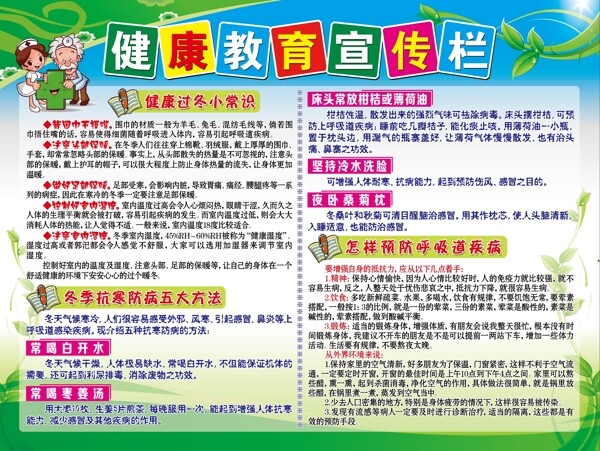 健康教育宣傳欄
