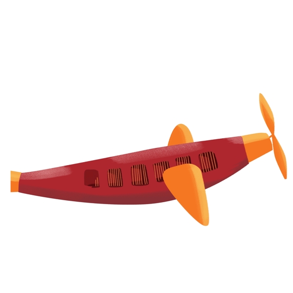 手绘玩具直升飞机设计