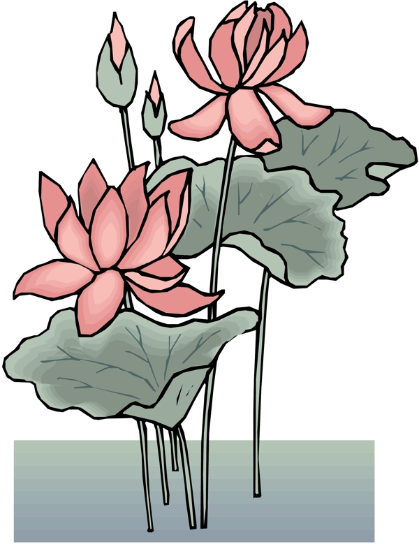 花朵花草鮮花矢量EPS格式1419