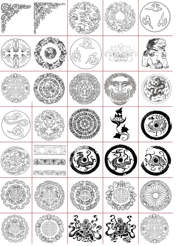 適量經(jīng)典古紋圖片
