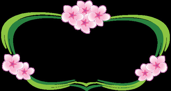 花紋邊框圖片