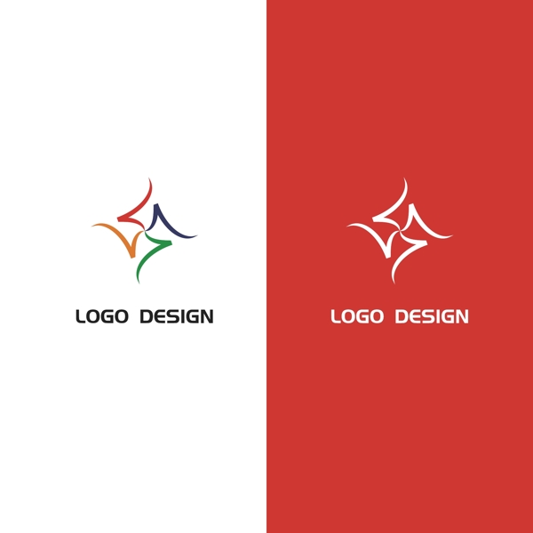 簡約圖標logo設計