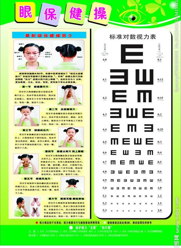 眼保健操圖片