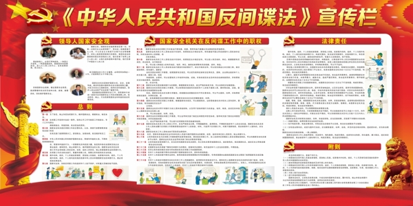 中國人民反間諜發(fā)宣傳欄