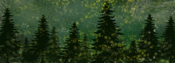 绿色森林主题背景