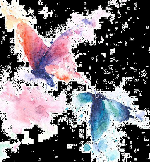 水墨蝴蝶
