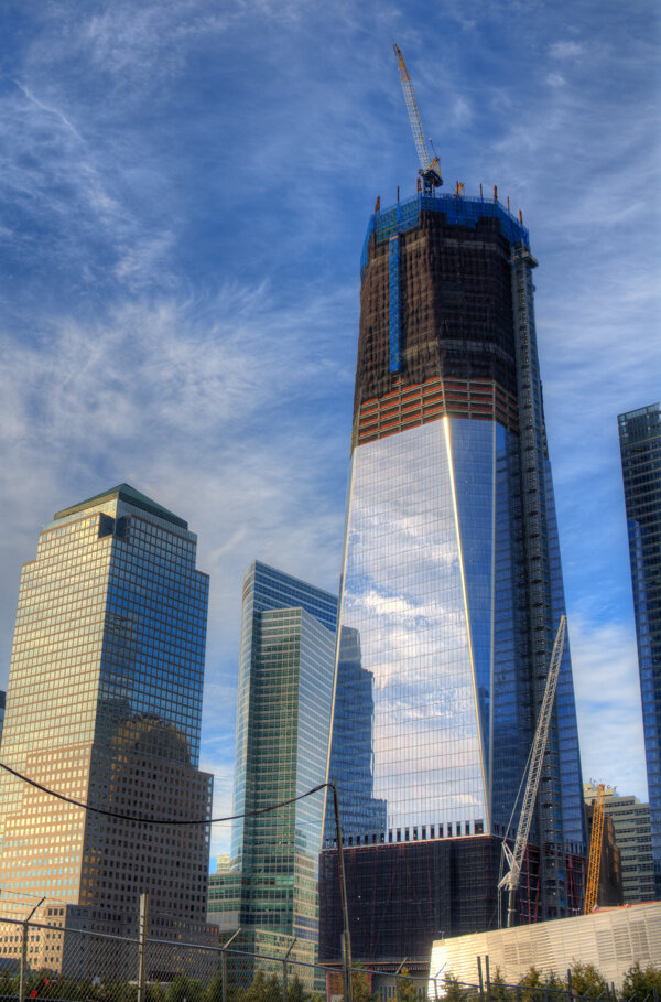 纽约新世贸中心大厦风景图片