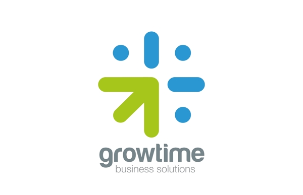 時間指針logo標志