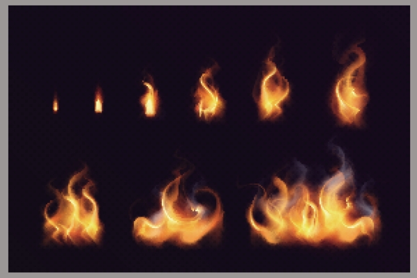 火焰火苗火圈烟雾图片