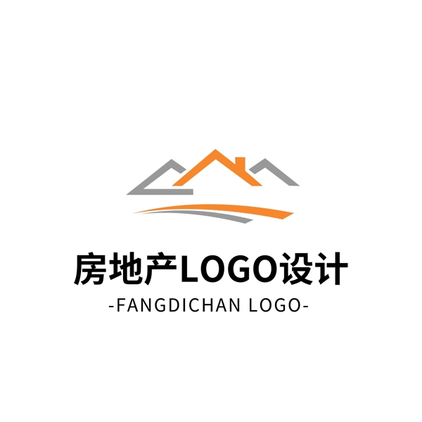 簡約大氣創(chuàng)意房地產(chǎn)logo標(biāo)志設(shè)計