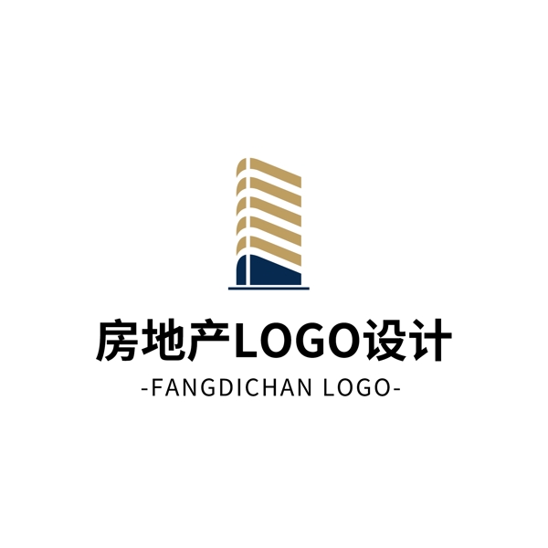 簡約大氣創(chuàng)意房地產(chǎn)logo標(biāo)志設(shè)計