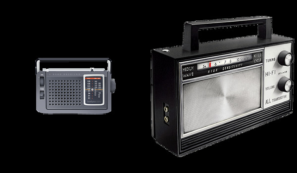 复古收音机免抠png透明图层素材
