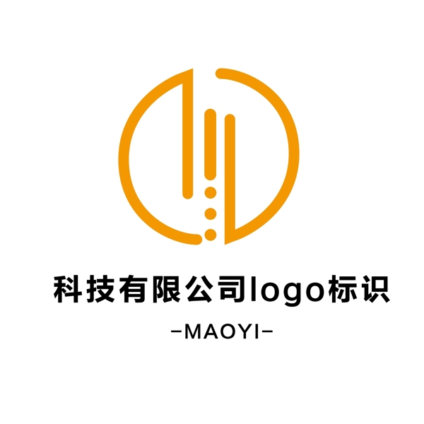 简约大气科技logo标识