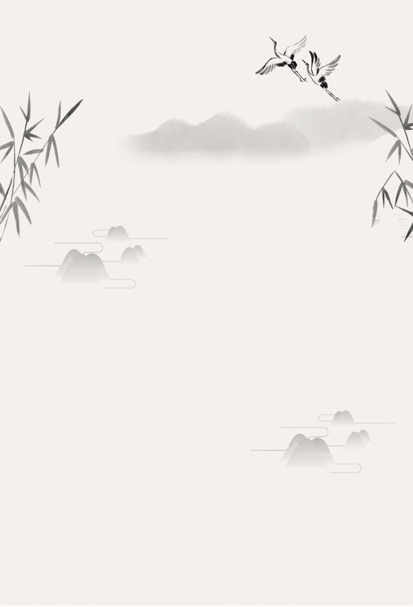 清新簡約中國風背景