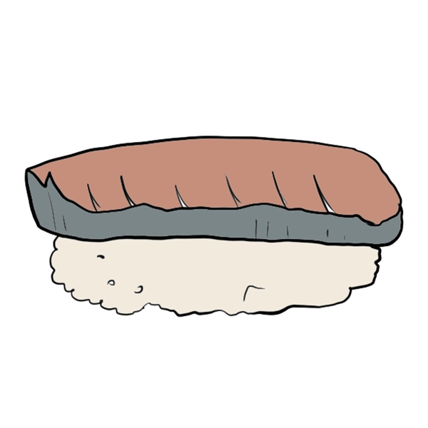 卡通日本寿司插图
