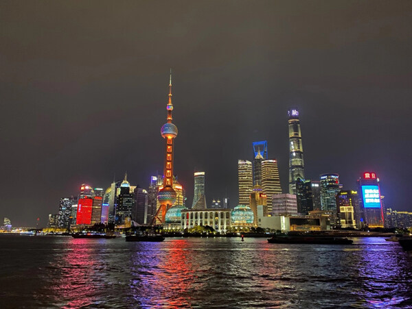 上海外滩夜景图图片