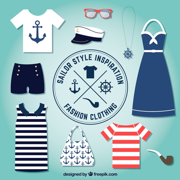 10款夏季海军风格服饰与配饰