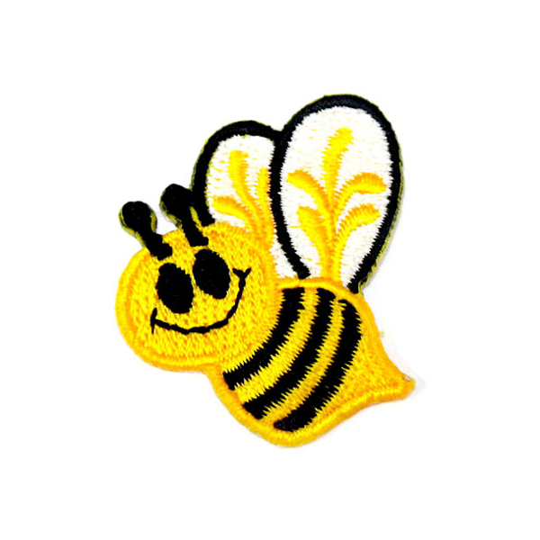 绣花动物蜜蜂免费素材