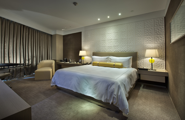 上海浦东洲际酒店卧室设计图片