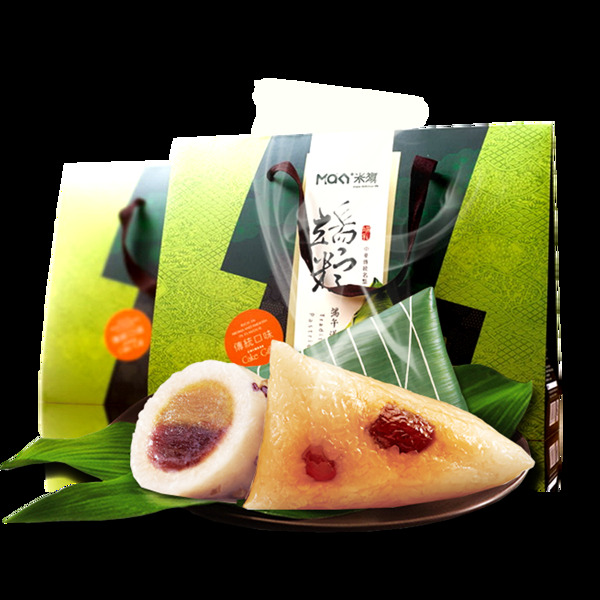 端午節(jié)粽子禮盒素材