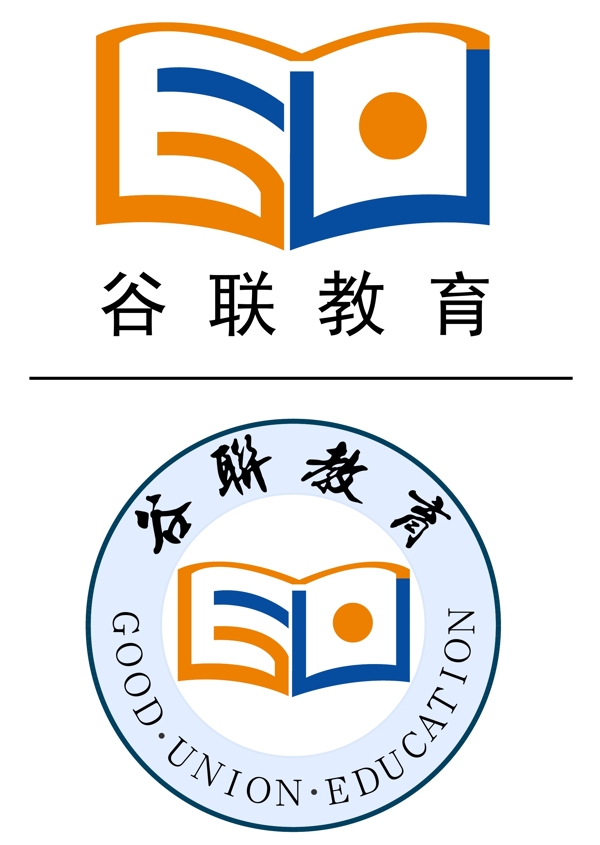 谷聯(lián)教育logo設計圖片
