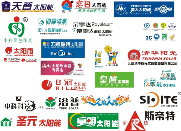 太阳能标志图片