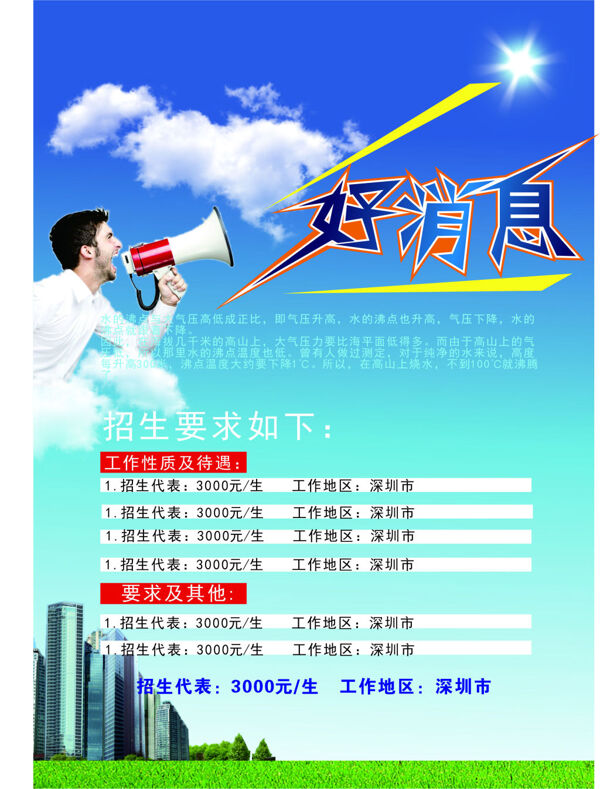 招生海報(bào)