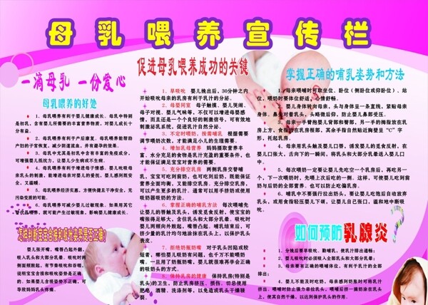 母乳喂養(yǎng)宣傳欄圖片